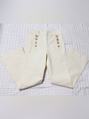 ALEXIS Mother of Pearl Button Esben Pant S